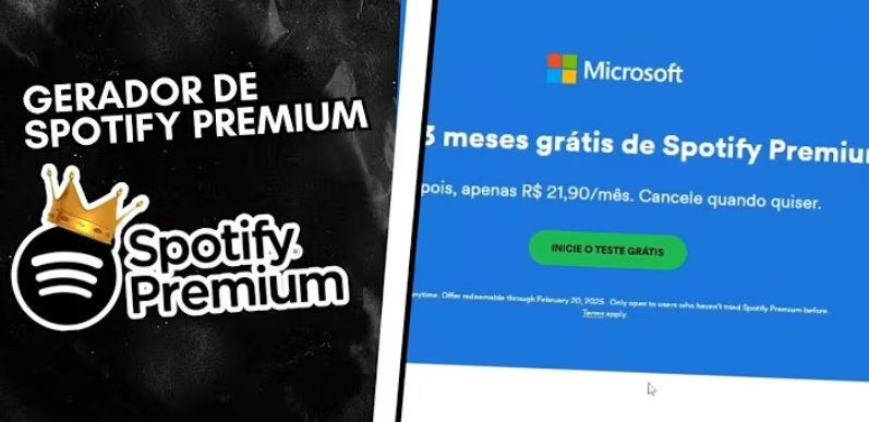gerador de spotify link premium