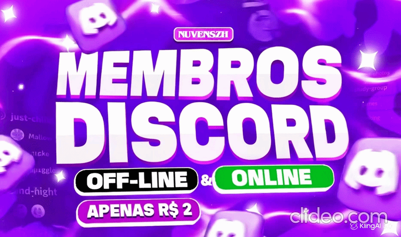 Discord membros reais
